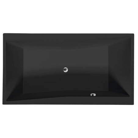 Obdélníková vana Polysan QUEST 180x100 cm akrylát levá i pravá černá 78511BM
