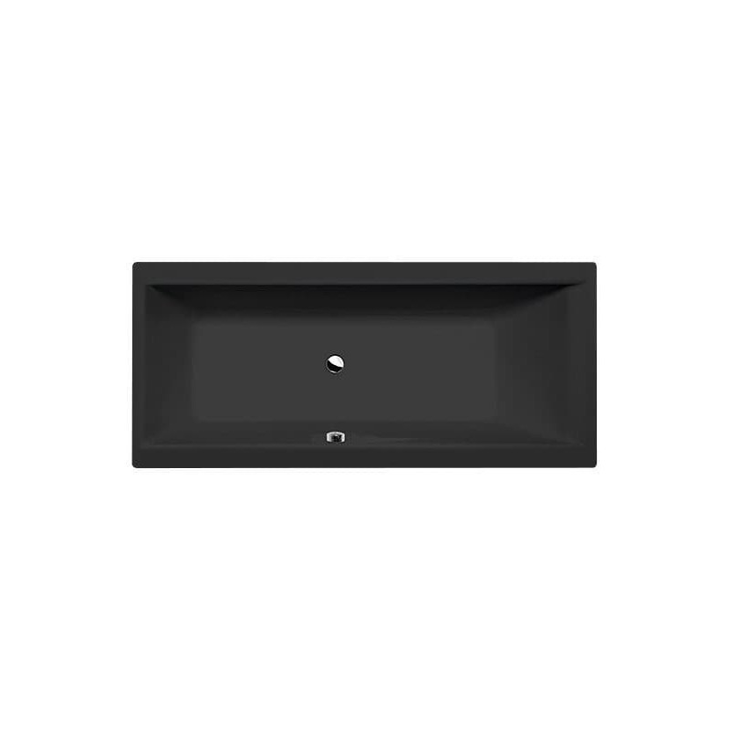 Obdélníková vana Polysan CLEO 180x80 cm akrylát černá 95611BM