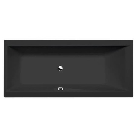 Obdélníková vana Polysan CLEO 180x80 cm akrylát černá 95611BM