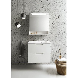 Zrcadlová skříňka s osvětlením Ravak Classic II 70x76 cm MDF X000001470