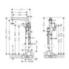 Vanová baterie Hansgrohe Talis S bez podomítkového tělesa chrom 72412000