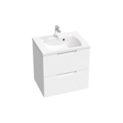 Koupelnová skříňka pod umyvadlo Ravak Classic II 80x58,5x45 cm šedá lesk X000001481