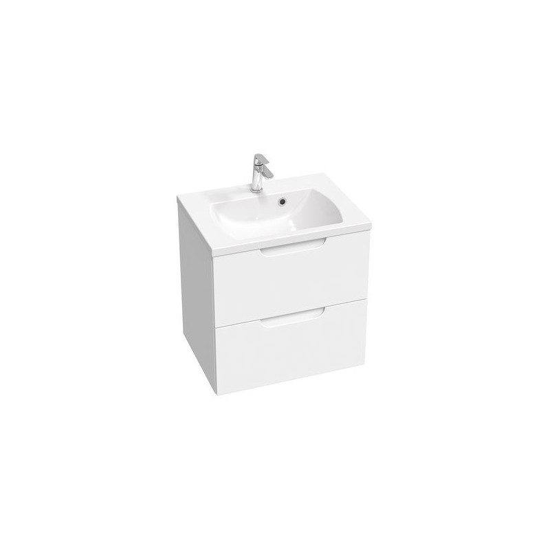 Koupelnová skříňka pod umyvadlo Ravak Classic II 80x58,5x45 cm šedá lesk X000001481