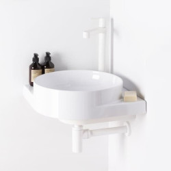 Konzole pod umyvadlo Ravak Yard 36x9x36 cm Bílá X01775