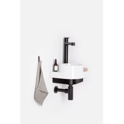 Konzole pod umyvadlo Ravak Yard 24x9x24 cm Černá X01779