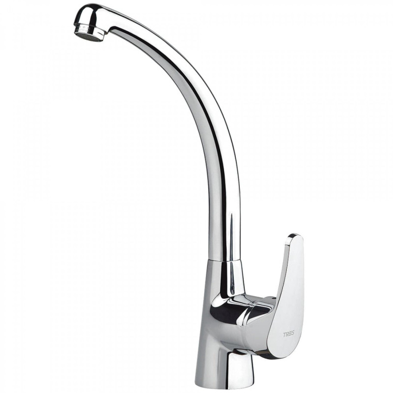 Dřezová baterie Tres s otočným ramínkem chrom 17044702