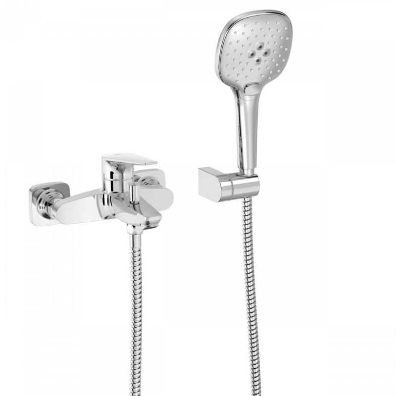 Vanová baterie Tres Canigó-Tres Plus se sprchovým setem 150 mm chrom 21817001