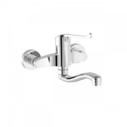 Dřezová baterie Tres s prodlouženou rukojetí 150 mm chrom 2163200311