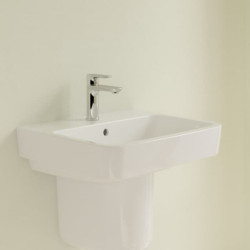 O.novo Umyvadlo, 550 x 460 x 175 mm, Bílá Alpin, s přepadem, neleštěná