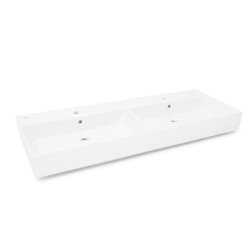 Dvojumyvadlo SAT Infinitio 120,4x46,5 cm dva otvory pro baterii SATINF212046