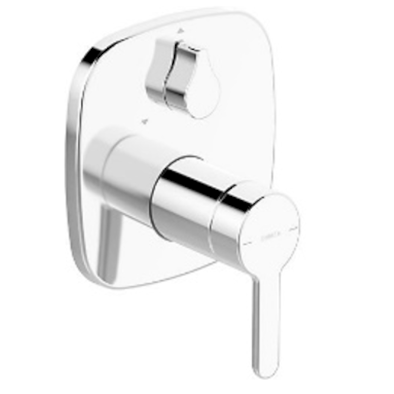 Sprchová a vanová baterie Hansa DESIGNO bez podomítkového tělesa chrom 81119593