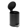 Odpadkový koš volně stojící SAT 5 l černá mat SATDKOS5C