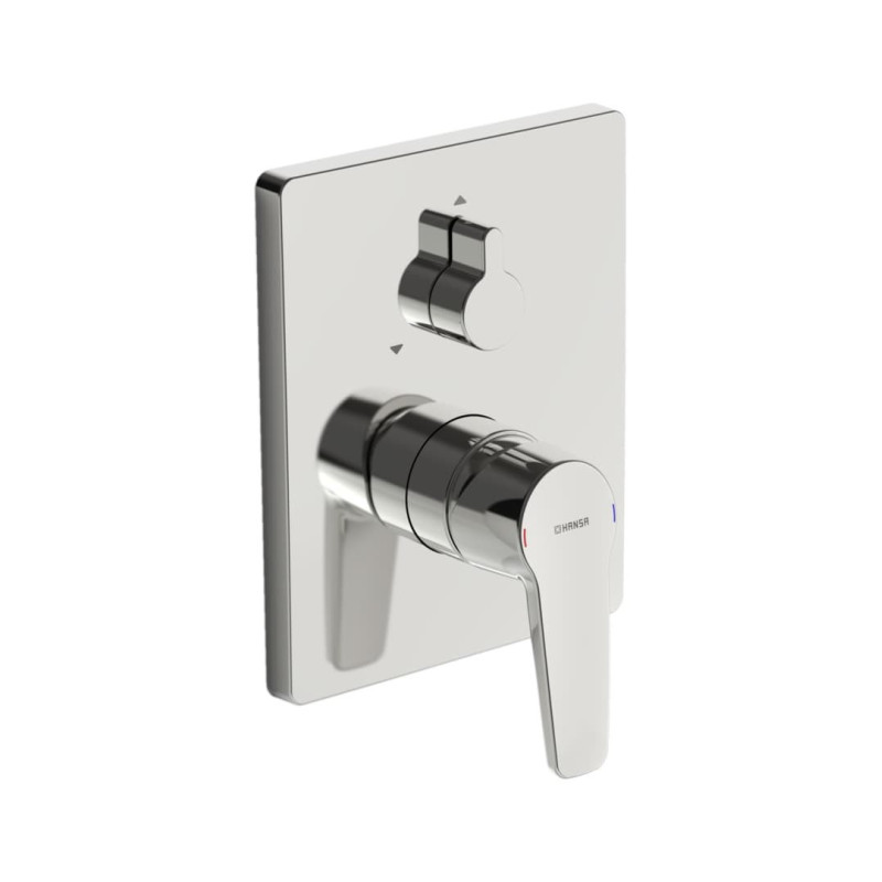 Sprchová a vanová baterie Hansa Polo bez podomítkového tělesa chrom 80609093