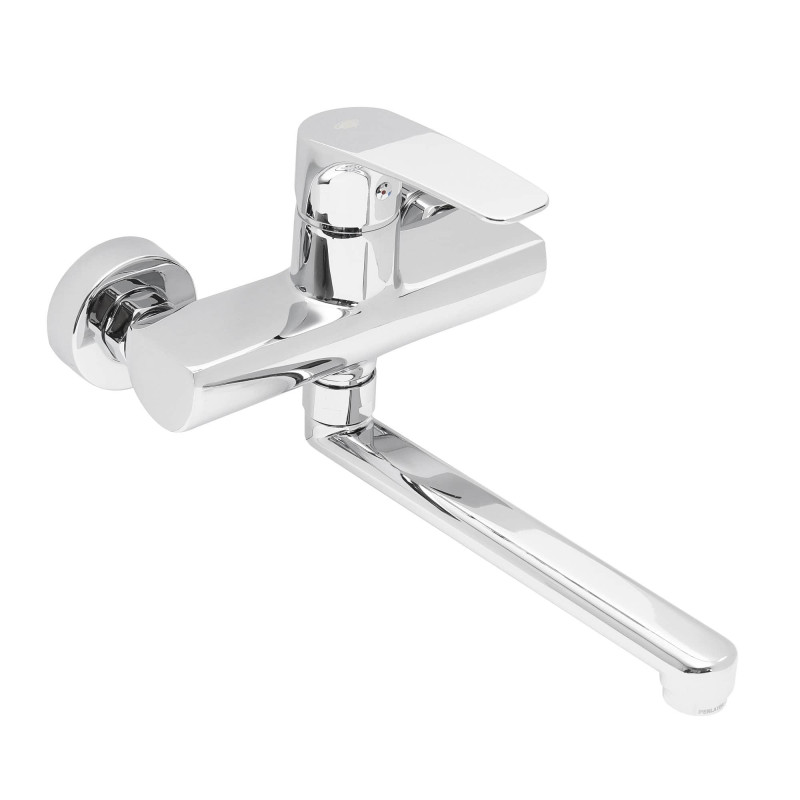 Dřezová baterie SAT Project s otočným ramínkem 150 mm chrom SATBSPRO261