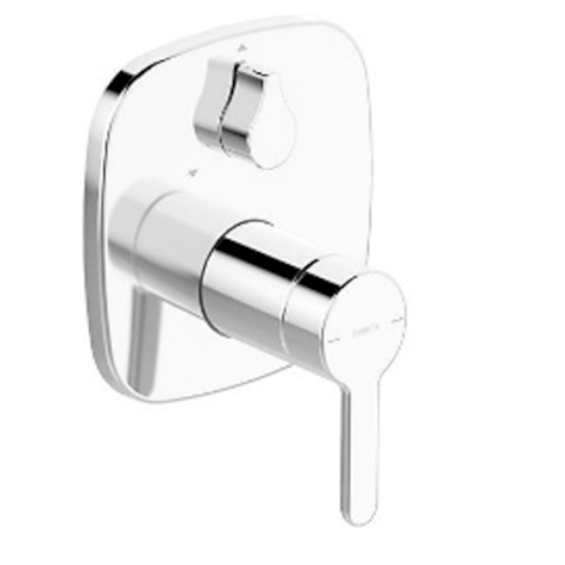 Sprchová a vanová baterie Hansa DESIGNO bez podomítkového tělesa chrom 81113593