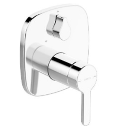 Sprchová a vanová baterie Hansa DESIGNO bez podomítkového tělesa chrom 81113593