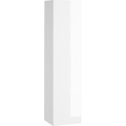 Koupelnová skříňka vysoká Cersanit Larga 39,4x160x33,7 cm bílá lesk S932-109-DSM