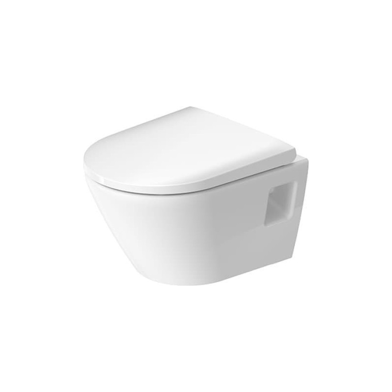 Wc s prkénkem softclose závěsné Duravit D-Neo zadní odpad 45870900A1