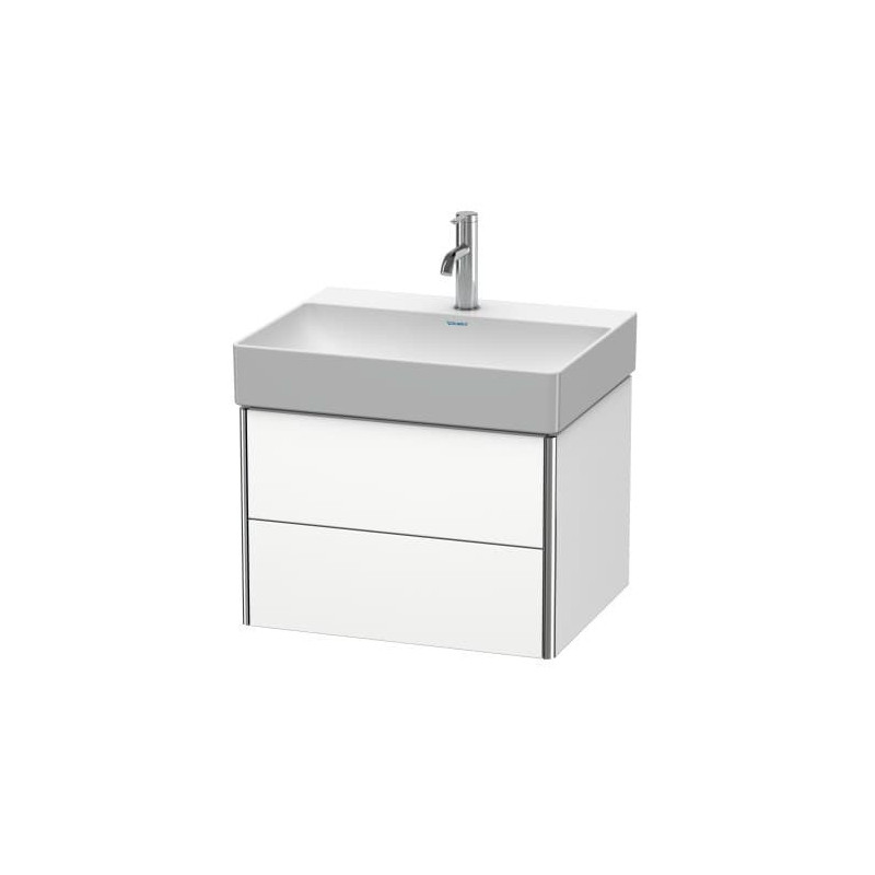 Koupelnová skříňka pod umyvadlo Duravit XSquare 58,4x39,7x46 cm bílá mat XS416101818