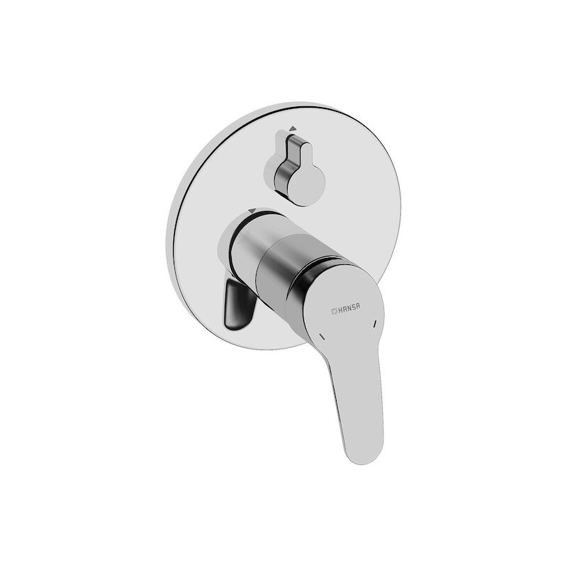 Sprchová a vanová baterie Hansa Mix bez podomítkového tělesa chrom 81843083
