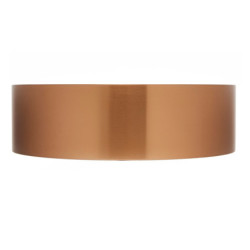 Umyvadlo na desku v barvě rose gold SAT Aurum 38x38 cm bez přepadu SATAUR3838BRG