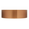 Umyvadlo na desku v barvě rose gold SAT Aurum 38x38 cm bez přepadu SATAUR3838BRG