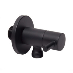 Rohový ventil 1/2x3/8 černý Optima RVPBL