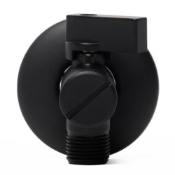 Rohový ventil s filtrem 1/2x3/8 Optima černá ET906BL