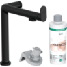 Dřezová baterie Hansgrohe Aqittura bez výpusti matná černá 76802670