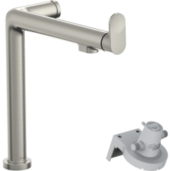 Dřezová baterie Hansgrohe Aqittura bez výpusti nerez 76804800