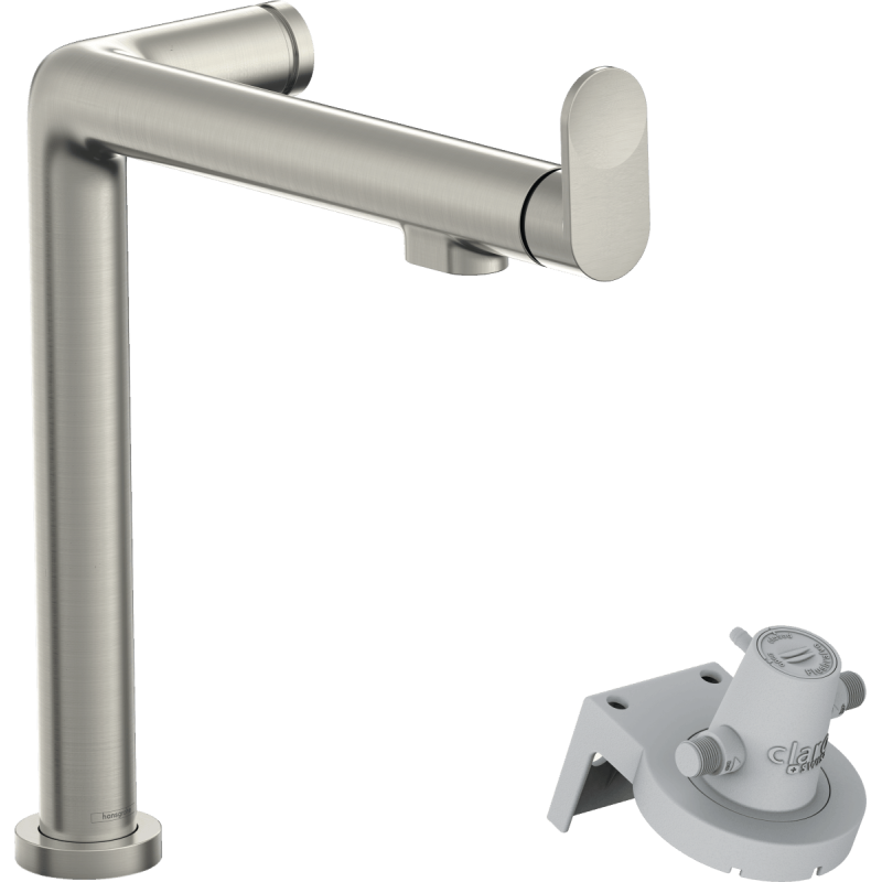 Dřezová baterie Hansgrohe Aqittura bez výpusti nerez 76804800