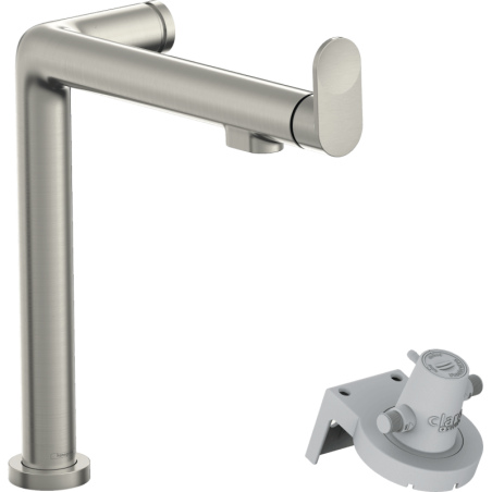Dřezová baterie Hansgrohe Aqittura bez výpusti nerez 76804800