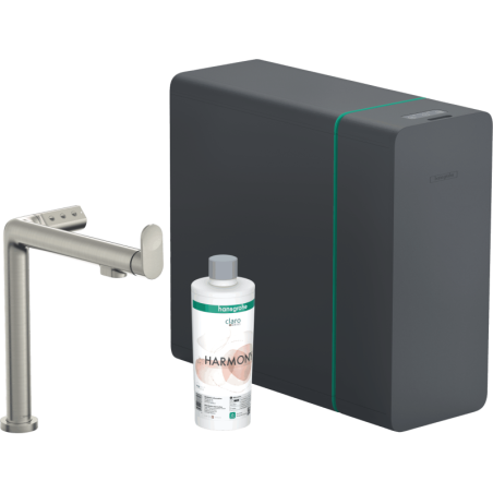 Dřezová baterie Hansgrohe Aqittura bez výpusti nerez 76837800