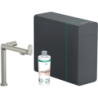 Dřezová baterie Hansgrohe Aqittura bez výpusti nerez 76837800