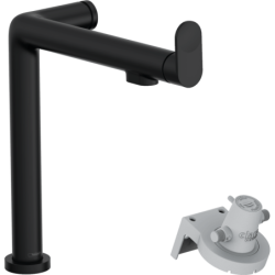Dřezová baterie Hansgrohe Aqittura bez výpusti matná černá 76804670