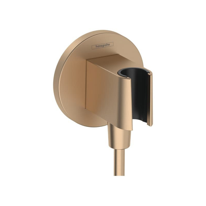 Podomítkový vývod Hansgrohe FixFit S se zpětným ventilem kartáčovaný bronz 26888140
