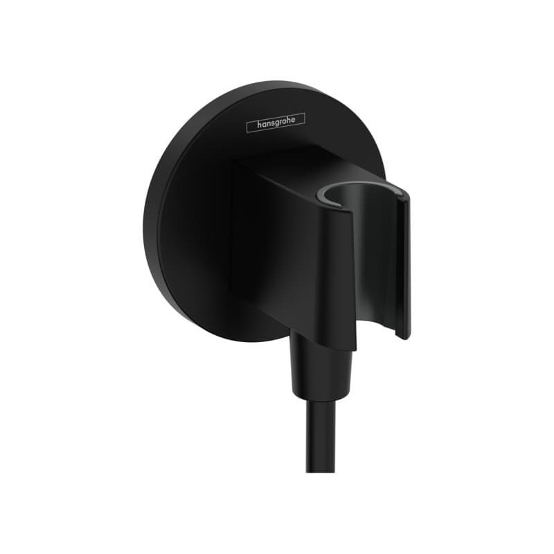 Podomítkový vývod Hansgrohe FixFit S se zpětným ventilem černá matná 26888670