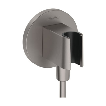 Podomítkový vývod Hansgrohe FixFit S se zpětným ventilem kartáčovaný černý chrom 26888340