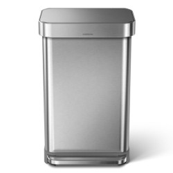 Odpadkový koš volně stojící Simplehuman Pedal bin 45 l Kartáčovaná nerez ocel mat SHCW2024