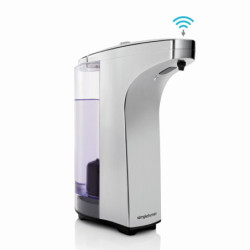 Dávkovač mýdla Simplehuman Sensor Battery stříbrný plast SHST1023