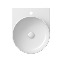 Umyvadlo Ravak Yard 40,5x12,5x50 cm s černou konzolí X000001530