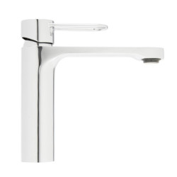 Umyvadlová baterie SAT Fusion bez výpusti páka kulatá  SATBSFU271KPU