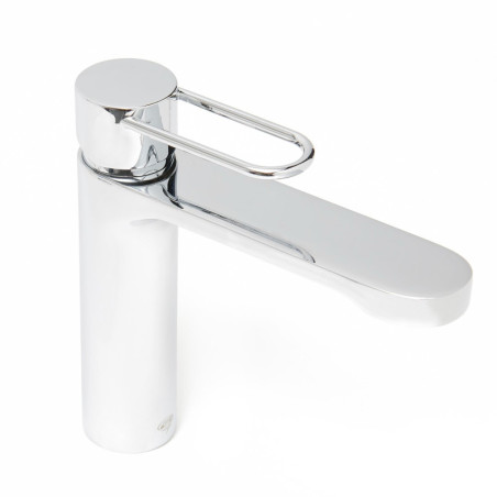 Umyvadlová baterie SAT Fusion bez výpusti páka kulatá  SATBSFU271KPU