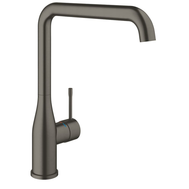 Dřezová baterie GROHE Essence s otočným ramínkem kartáčovaný Hard Graphite 30505AL0