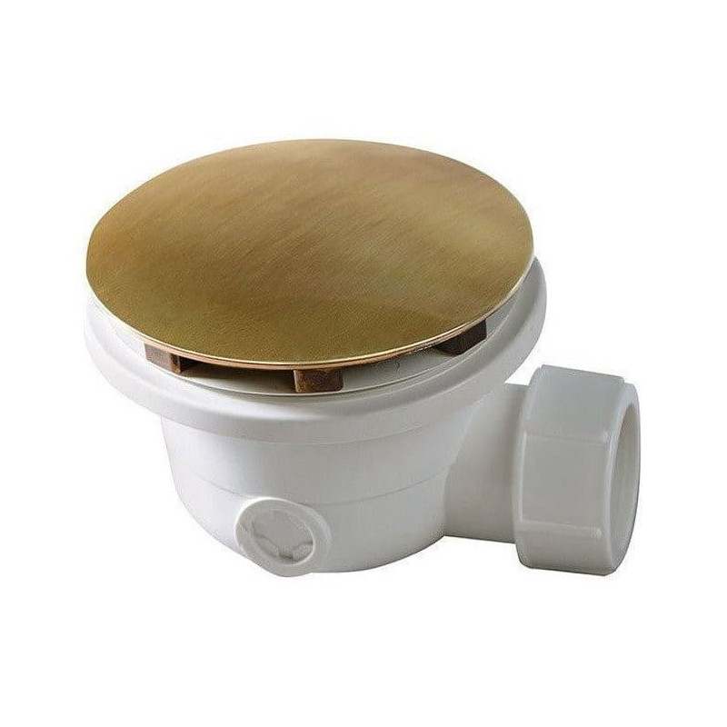 Vaničkový sifon Polysan průměr otvoru 90 mm, DN40, krytka bronz 1711A