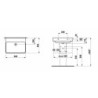 Umyvadlo Laufen Pro S 60x46,5 cm bez otvoru pro baterii H8109634001091