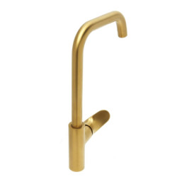 Dřezová baterie SAT DARK s otočným raménkem broušené zlato SATBSDA280LBZ