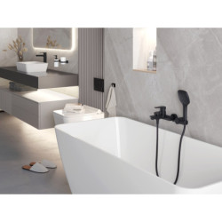 Vanová baterie Novaservis Metalia 58 bez sprchového setu 150 mm černá 58020/1,5