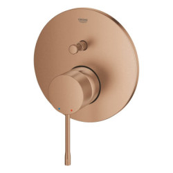 Sprchová a vanová baterie GROHE Essence bez podomítkového tělesa kartáčovaný Warm Sunset 24167DL1