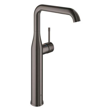 Vysoká umyvadlová baterie GROHE Essence bez výpusti Hard Graphite 24170A01